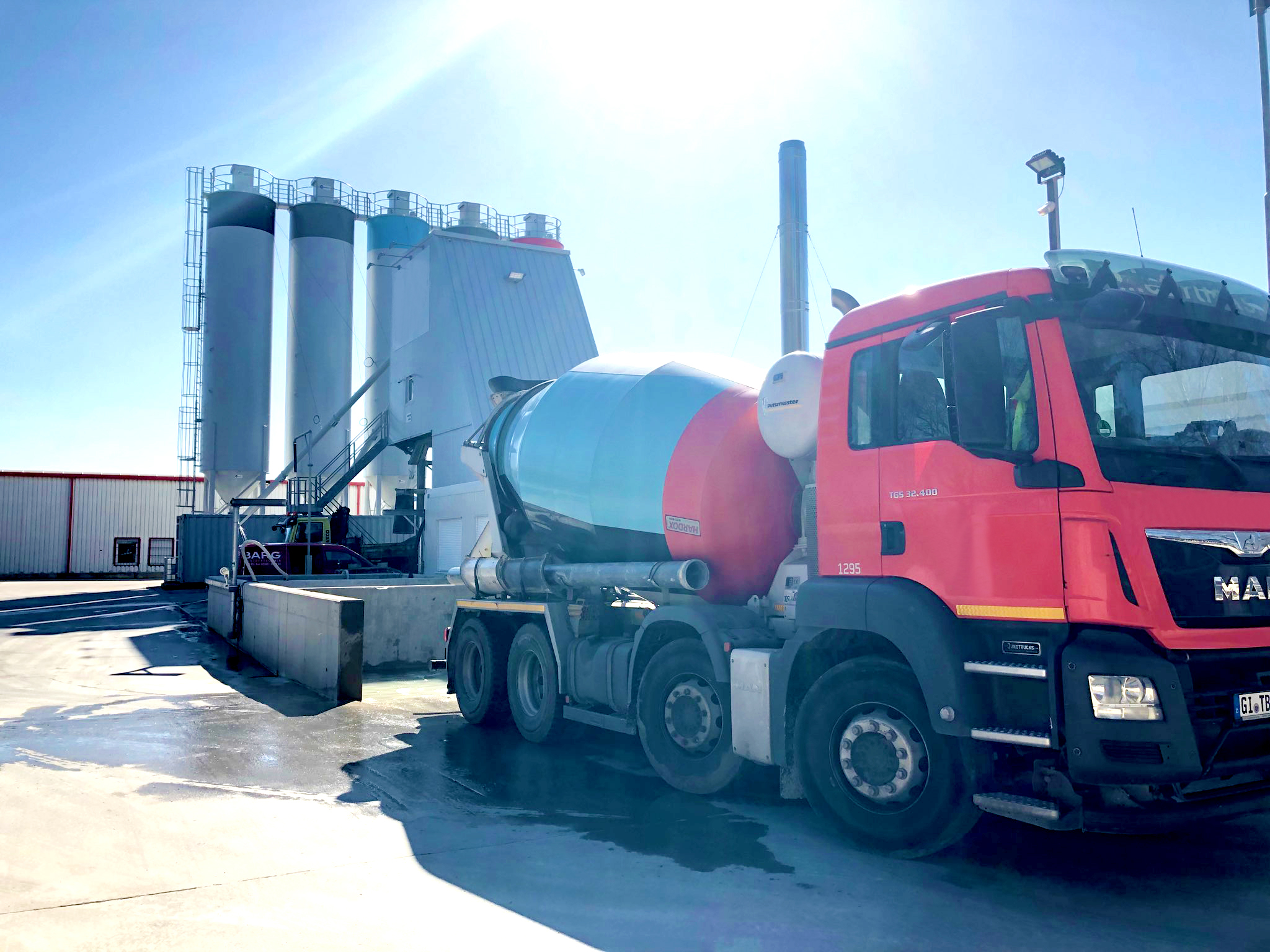 HCP Pump in Concrete Plant Waterwater Recycling System, Germany