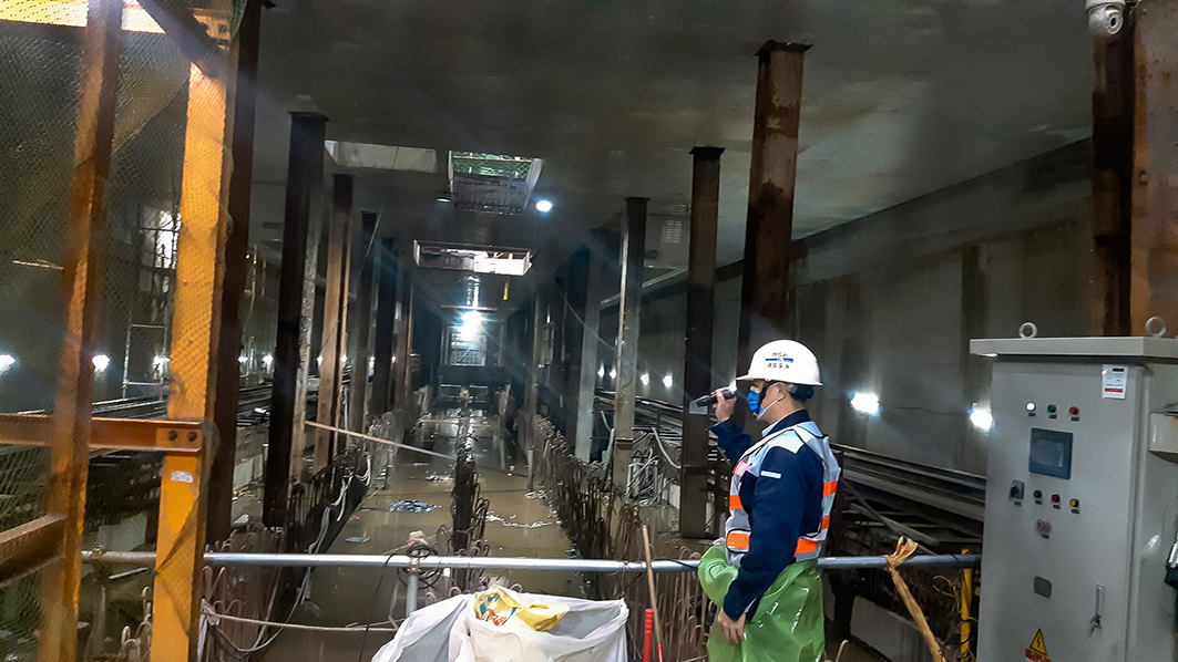 MRT Construction Dewatering in Taipei, Taiwan MRT Construction Dewatering in Taipei, Taiwan